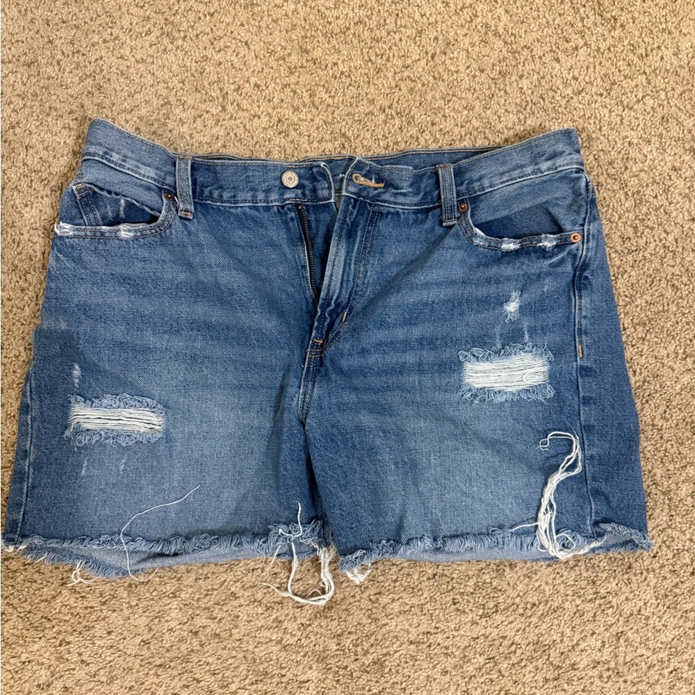 Old Navy Distressed Blue Jean Shorts
